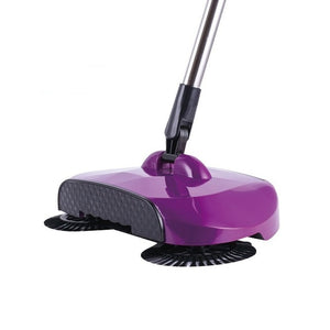 Stainless Steel Sweeping Machine Push Type Hand Push Magic Broom Dustpan Handle Household Cleaning Package Hand Push Sweeper mop