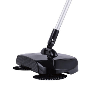 Stainless Steel Sweeping Machine Push Type Hand Push Magic Broom Dustpan Handle Household Cleaning Package Hand Push Sweeper mop