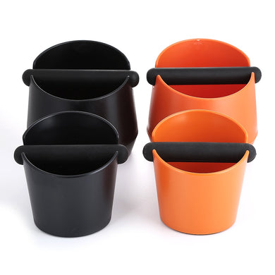 Realand ABS Shock-absorbent Espresso Knock Box Anti slip Coffee Grind Dump Bin Waste Bin with Detachable Knock Bar for Barista