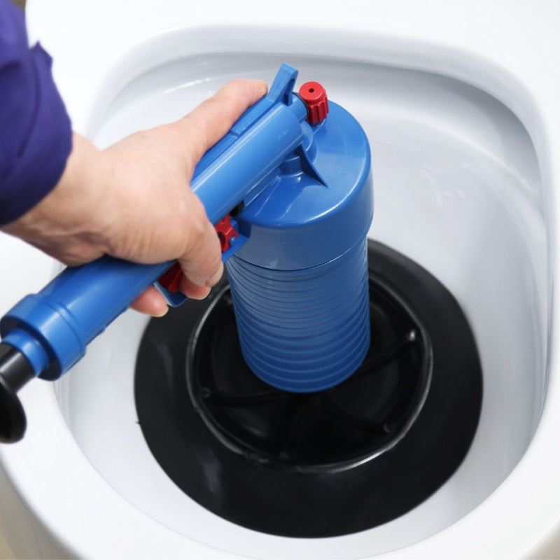 Drop Shipping Home High Pressure Air Drain Blaster Pump Plunger Sink Pipe Clog Remover Toilets Bathroom Kitchen Cleaner Kit